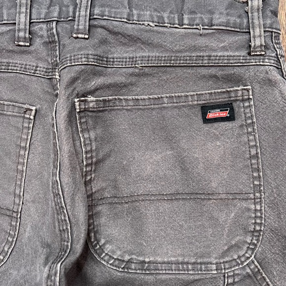 Dickies Carpenter Pants 32x30 Grey Canvas Workwear Straight Leg K394723 - Picture 12 of 12